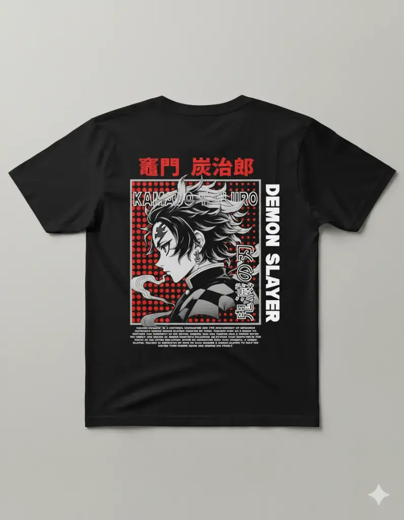 Tanjiro Kamado. (small, black)