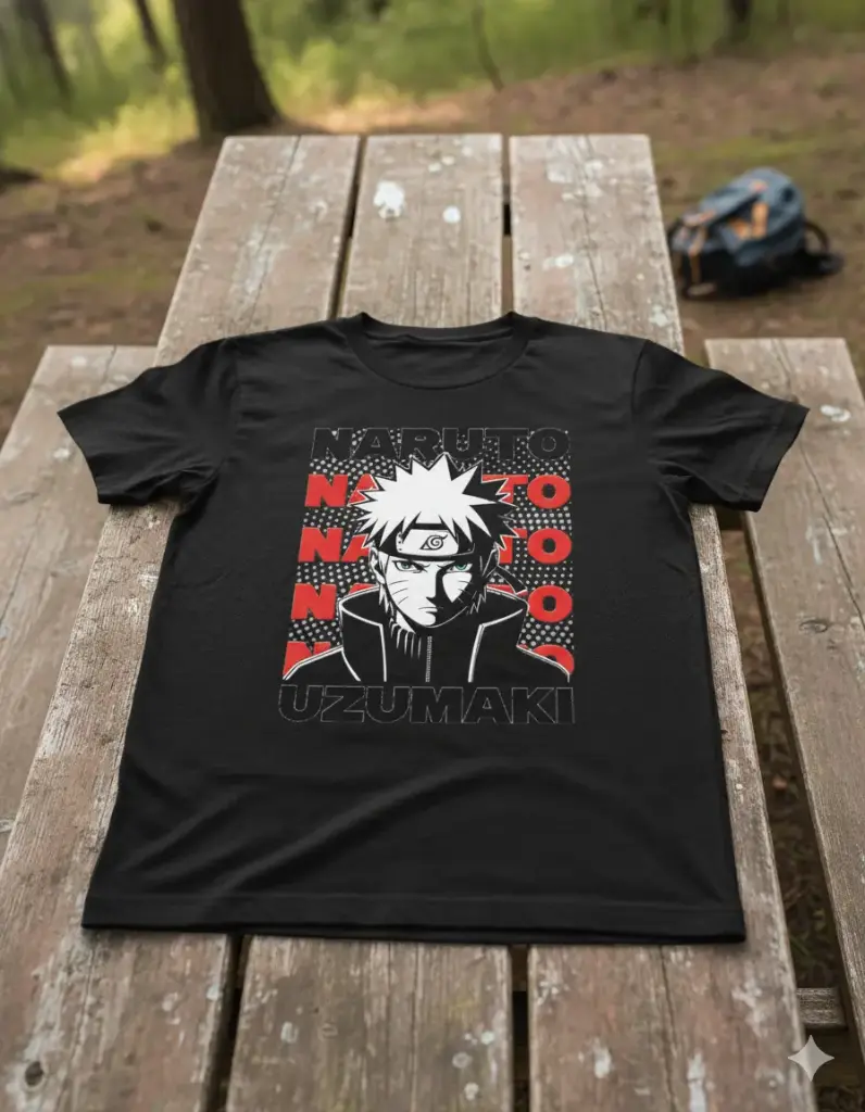 Naruto Uzumaki. (small, black)