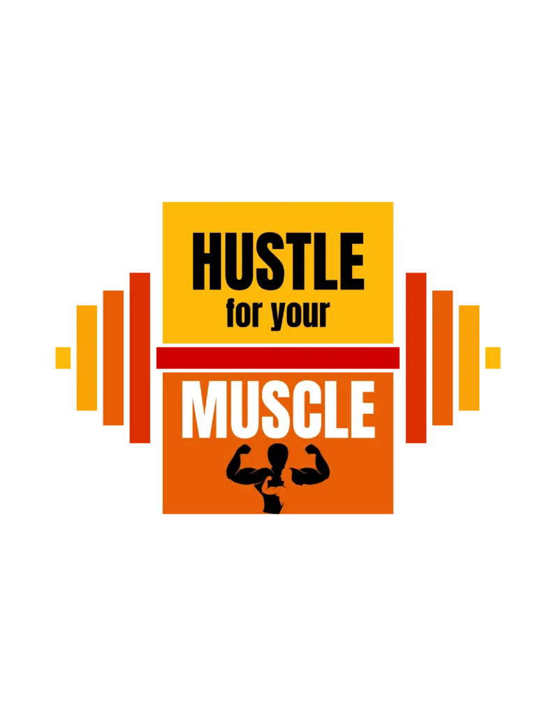 Hustle For Your Muscle Gym Tee (small, black)
